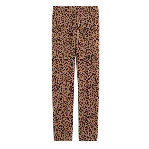 J. Crew Leopard Jamie Pant With Elastic Waist Size 2 - Picture 3 of 14